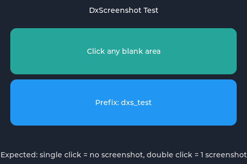 DxScreenshot Test UI