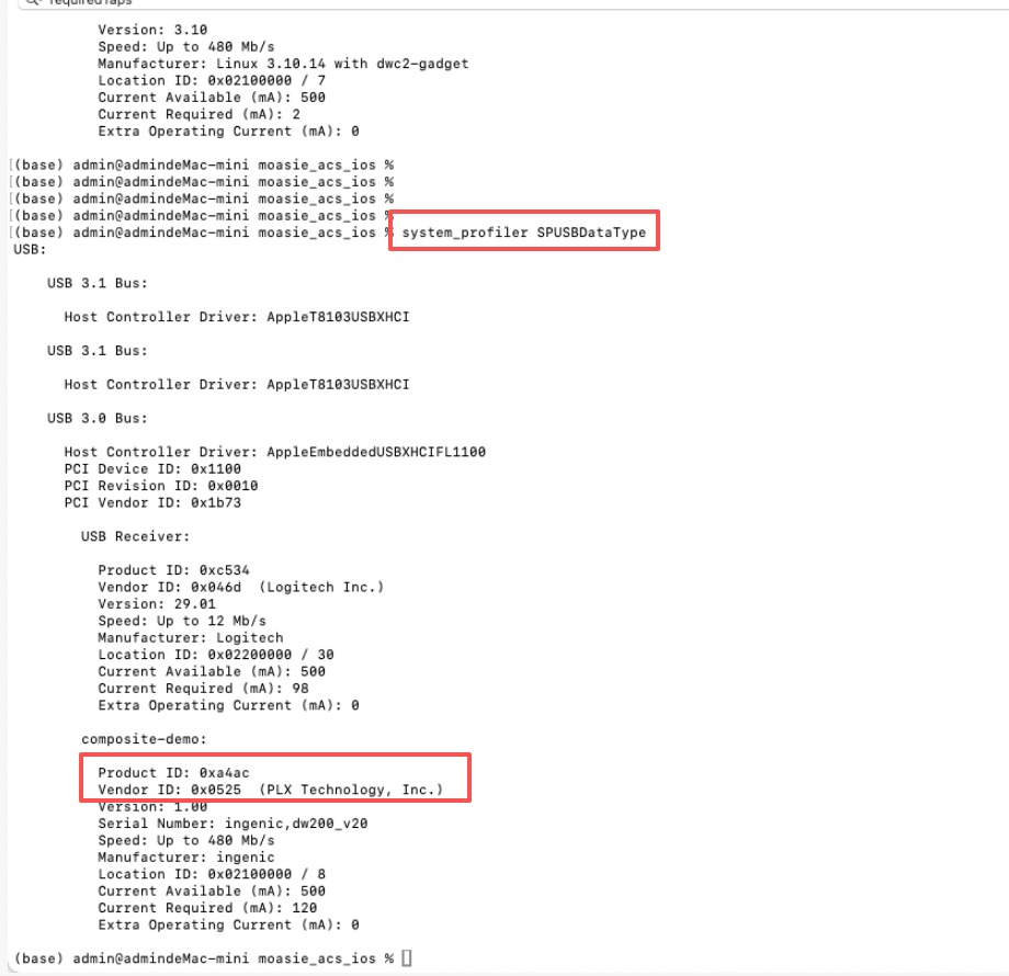 macOS USB 设备检查